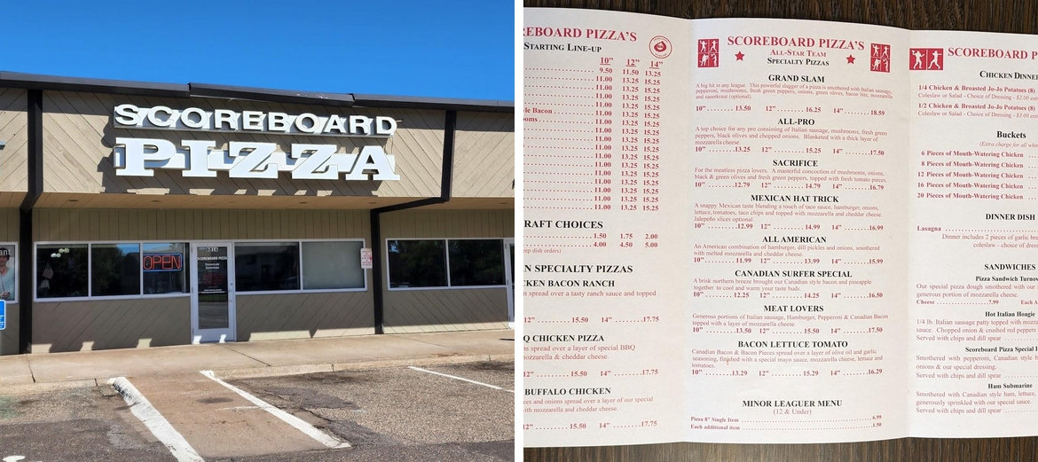 Scoreboard Pizza